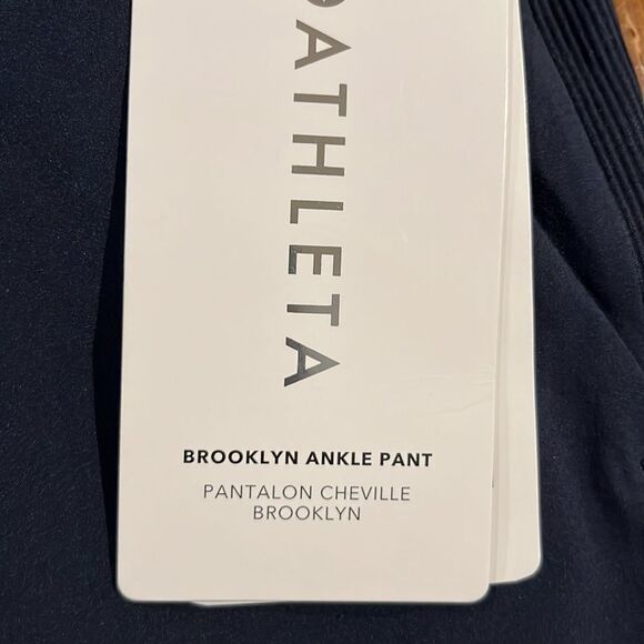 NWT Athleta Brooklyn Ankle Navy Pants size 16 T - Picture 7 of 10